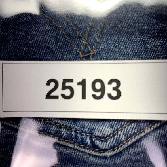 Levi’s Tag Size 26 High Waisted Taper Jeans Women's Stretch Pleats Blue - Picture 16 of 16